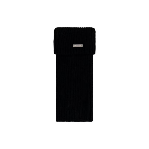 十七家y2k銀標時尚百搭純色堆堆毛線襪套運動瑜珈保暖腿套女