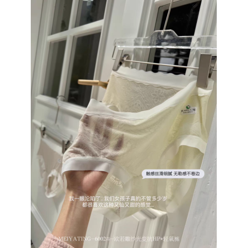 MEIYATING-歐若雕紗光變抗HP褲10A抗菌襠妝花稠抑菌裸感女內褲 MEIYATING-歐若雕紗光變抗HP褲10A抗菌襠妝花稠抑菌裸感女內褲