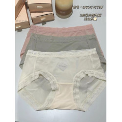 閏熙RUNXI蠶絲內褲女冰絲透氣蕾絲無痕抗菌100%桑蠶絲內襠三角褲