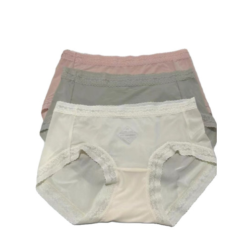 閏熙RUNXI蠶絲內褲女冰絲透氣蕾絲無痕抗菌100%桑蠶絲內襠三角褲 閏熙RUNXI蠶絲內褲女冰絲透氣蕾絲無痕抗菌100%桑蠶絲內襠三角褲