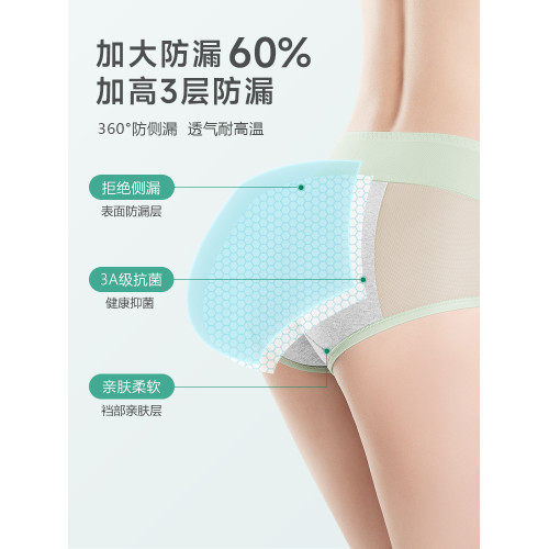少女生理期內褲中腰月經期防漏專用例假姨媽期安全衛生褲夏季薄款 少女生理期內褲中腰月經期防漏專用例假姨媽期安全衛生褲夏季薄款