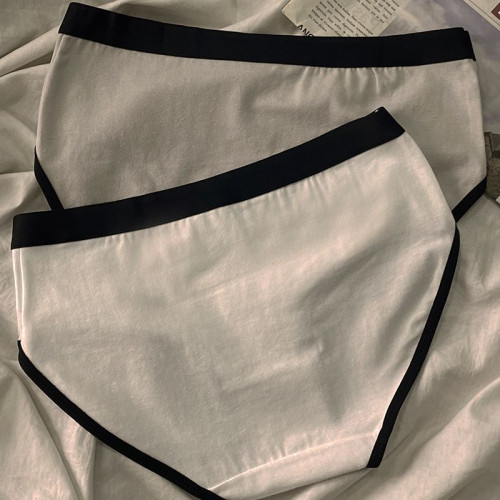 純棉內褲女100%全棉抗菌襠女士透氣無痕少女學生短褲純欲白色薄 純棉內褲女100%全棉抗菌襠女士透氣無痕少女學生短褲純欲白色薄