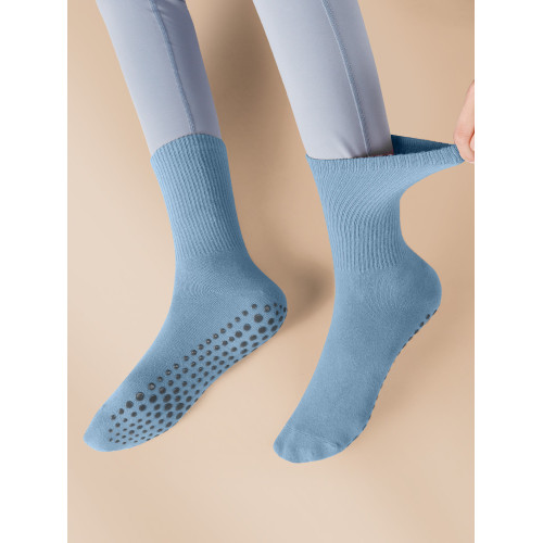 秋冬瑜珈襪子專業防滑女中筒普拉提襪室內運動健身訓練專用瑜珈襪 秋冬瑜珈襪子專業防滑女中筒普拉提襪室內運動健身訓練專用瑜珈襪