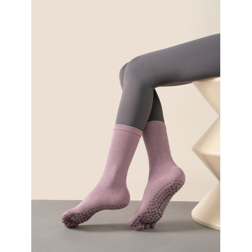 分尺碼抗起球專業防滑襪女普拉提襪瑜珈襪子健身運動分趾五指襪 分尺碼抗起球專業防滑襪女普拉提襪瑜珈襪子健身運動分趾五指襪