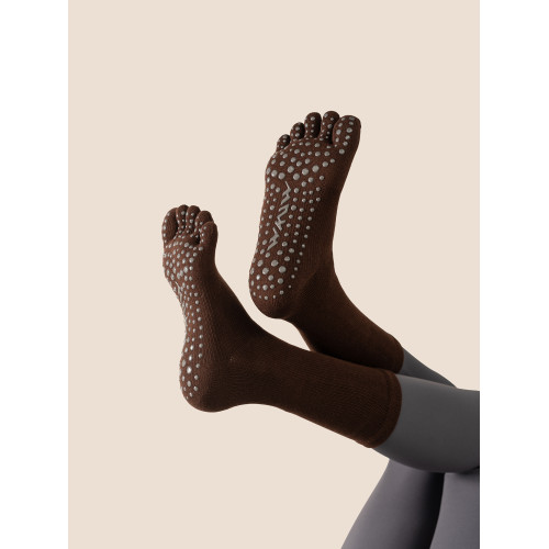 分尺碼抗起球專業防滑襪女普拉提襪瑜珈襪子健身運動分趾五指襪 分尺碼抗起球專業防滑襪女普拉提襪瑜珈襪子健身運動分趾五指襪