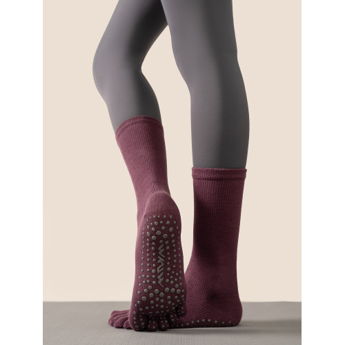 分尺碼抗起球專業防滑襪女普拉提襪瑜珈襪子健身運動分趾五指襪 分尺碼抗起球專業防滑襪女普拉提襪瑜珈襪子健身運動分趾五指襪