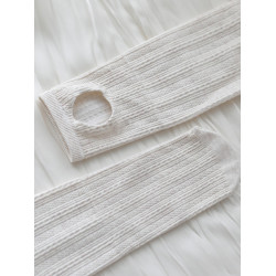 日系JK加長高個燕麥白色麻花加絨女秋冬連褲襪白色打底襪180穿搭