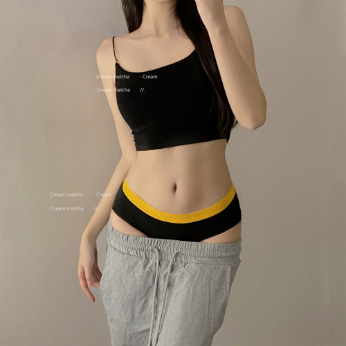 運動風內褲女純棉抗菌女生中低腰性感無痕提臀翹臀字母女士三角褲 運動風內褲女純棉抗菌女生中低腰性感無痕提臀翹臀字母女士三角褲