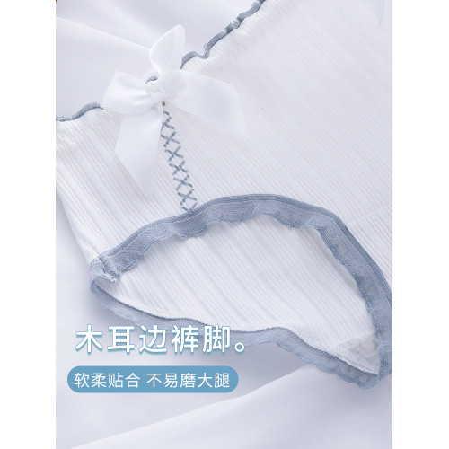 內褲女生純棉抗菌全棉襠新款少女士褲頭中腰洛麗塔蕾絲三角短褲頭 內褲女生純棉抗菌全棉襠新款少女士褲頭中腰洛麗塔蕾絲三角短褲頭