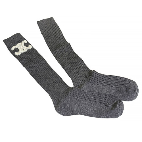 歐洲站小腿襪子女秋季日系JK長筒襪韓版百搭顯瘦堆堆襪灰色中筒襪 歐洲站小腿襪子女秋季日系JK長筒襪韓版百搭顯瘦堆堆襪灰色中筒襪