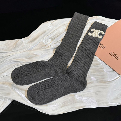 歐洲站小腿襪子女秋季日系JK長筒襪韓版百搭顯瘦堆堆襪灰色中筒襪 歐洲站小腿襪子女秋季日系JK長筒襪韓版百搭顯瘦堆堆襪灰色中筒襪