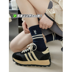 兔子襪子女中筒襪夏薄款棉襪ins潮韓版日系卡通運動春秋長堆堆襪