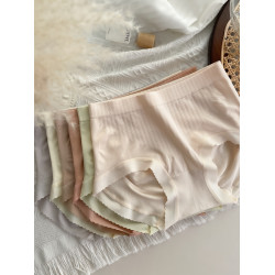 收腹提臀內褲女士純棉抗菌襠莫代爾中腰無痕少女短褲大碼新款底褲