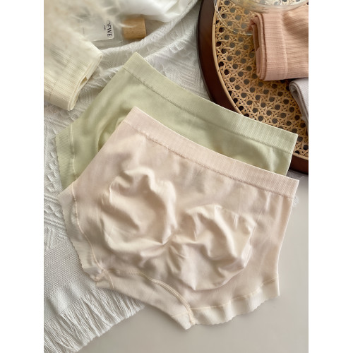 收腹提臀內褲女士純棉抗菌襠莫代爾中腰無痕少女短褲大碼新款底褲 收腹提臀內褲女士純棉抗菌襠莫代爾中腰無痕少女短褲大碼新款底褲