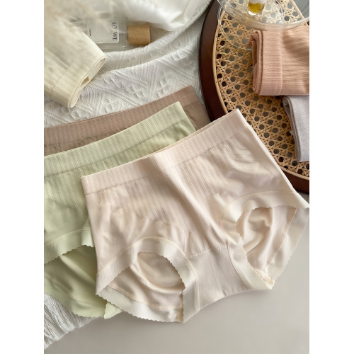 收腹提臀內褲女士純棉抗菌襠莫代爾中腰無痕少女短褲大碼新款底褲 收腹提臀內褲女士純棉抗菌襠莫代爾中腰無痕少女短褲大碼新款底褲