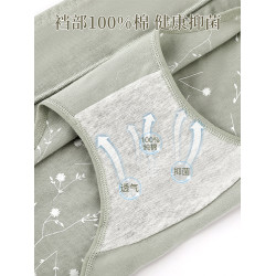 新疆長絨棉內褲女士純棉全棉襠女生短褲中高腰款透氣無痕褲頭少女