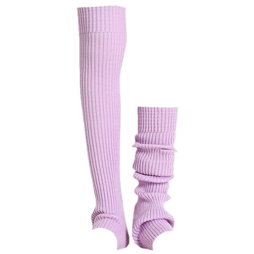 拉丁舞踩腳襪過膝堆堆襪兒童成人芭蕾舞蹈護腿襪套女秋冬瑜珈襪子