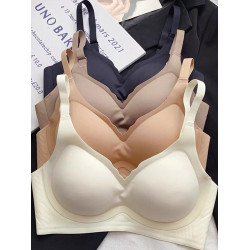 無痕內衣女軟支撐無鋼圈手掌杯小胸聚攏收副乳防下垂舒適文胸船襪