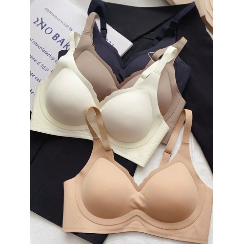無痕內衣女軟支撐無鋼圈手掌杯小胸聚攏收副乳防下垂舒適文胸船襪 無痕內衣女軟支撐無鋼圈手掌杯小胸聚攏收副乳防下垂舒適文胸船襪