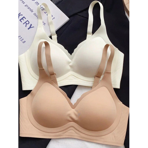 無痕內衣女軟支撐無鋼圈手掌杯小胸聚攏收副乳防下垂舒適文胸船襪 無痕內衣女軟支撐無鋼圈手掌杯小胸聚攏收副乳防下垂舒適文胸船襪