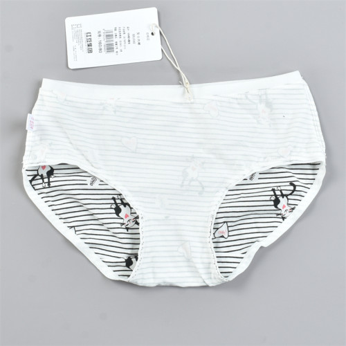 精品純棉三角褲女士內褲L82853中腰提臀透氣抗菌四季款內搭短褲頭