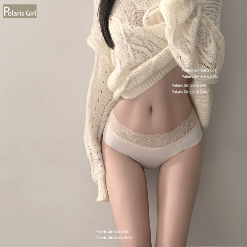 內褲女蕾絲花邊無痕冰絲低腰純棉襠新款性感一片式絲滑簡約三角褲 內褲女蕾絲花邊無痕冰絲低腰純棉襠新款性感一片式絲滑簡約三角褲