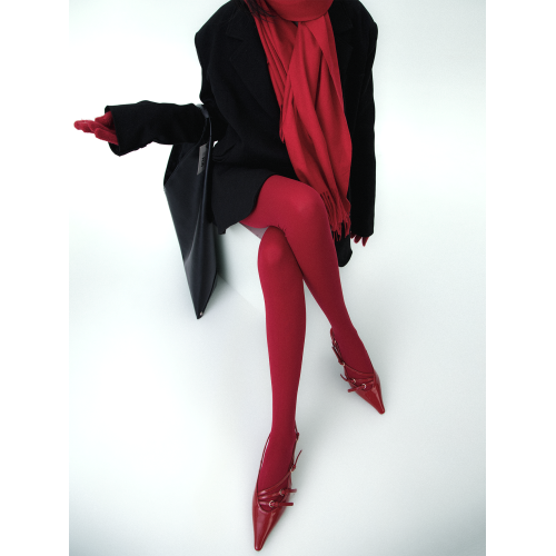 SS2L秋冬時尚辣妹風啞光天鵞絨本命年聖誕紅絲襪連褲襪女ins潮流 SS2L秋冬時尚辣妹風啞光天鵞絨本命年聖誕紅絲襪連褲襪女ins潮流