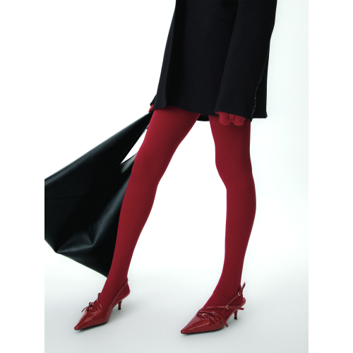 SS2L秋冬時尚辣妹風啞光天鵞絨本命年聖誕紅絲襪連褲襪女ins潮流 SS2L秋冬時尚辣妹風啞光天鵞絨本命年聖誕紅絲襪連褲襪女ins潮流