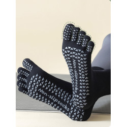 小碼瑜珈襪專業防滑女五指中筒長筒小腳碼普拉提運動健身襪子