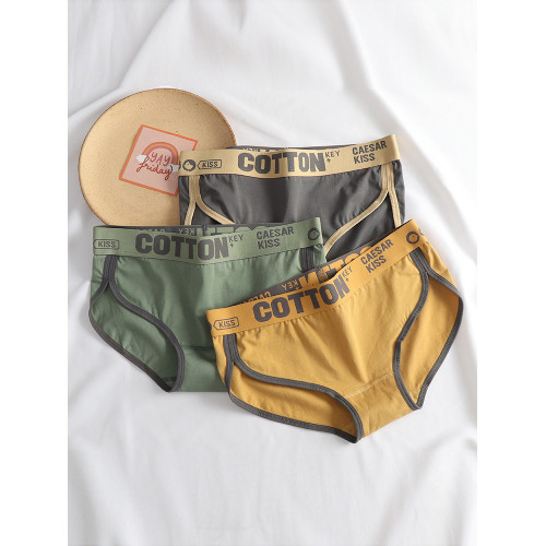 女士內褲純棉女全棉運動三角褲頭中腰寬邊舒適透氣抗菌短褲青年 女士內褲純棉女全棉運動三角褲頭中腰寬邊舒適透氣抗菌短褲青年