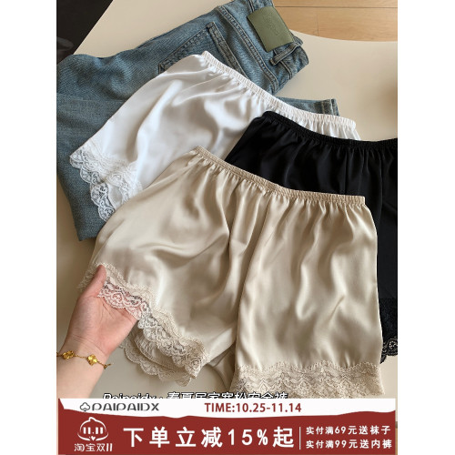 蕾絲內褲女生夏季薄款防走光安全褲內褲居家褲透氣親膚收腹打底褲 蕾絲內褲女生夏季薄款防走光安全褲內褲居家褲透氣親膚收腹打底褲