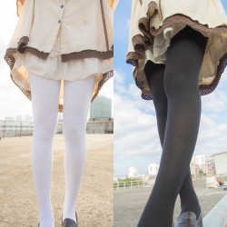 日系天鵞絨連褲襪白絲襪春秋冬300D中厚款打底褲襪黑色白色長襪