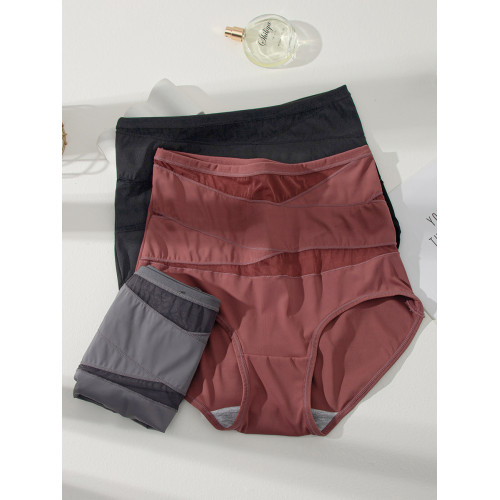 大碼收腹內褲女高腰提臀強力收小肚子薄款束腰無痕透氣塑身三角褲 大碼收腹內褲女高腰提臀強力收小肚子薄款束腰無痕透氣塑身三角褲