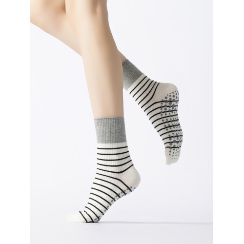 瑜珈襪子防滑專業女普拉提專用襪條紋撞色夏新款室內地板襪運動襪 瑜珈襪子防滑專業女普拉提專用襪條紋撞色夏新款室內地板襪運動襪