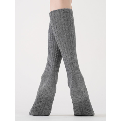 韓版長筒堆堆瑜珈襪專業防滑女小腿壓力普拉提miu時尚健身運動襪 韓版長筒堆堆瑜珈襪專業防滑女小腿壓力普拉提miu時尚健身運動襪