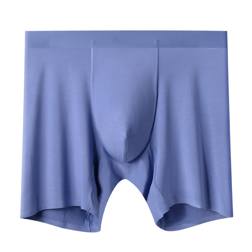 80支莫代爾加長款男士內褲防磨腿無痕運動跑步男四角褲四季平角褲 80支莫代爾加長款男士內褲防磨腿無痕運動跑步男四角褲四季平角褲