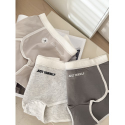 7a級抑菌女式平角四角內褲女士女生2025新款純棉大碼安全褲二合一