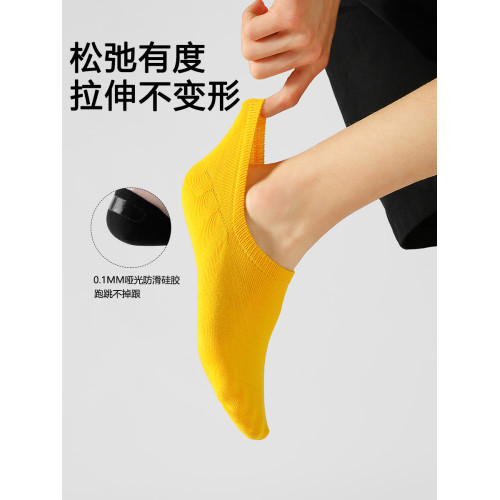 MENXX襪子男純棉船襪秋冬防臭吸汗隱形襪黑白純色ins潮流男生短襪 MENXX襪子男純棉船襪秋冬防臭吸汗隱形襪黑白純色ins潮流男生短襪