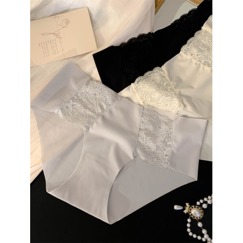 白色戀人~女生無痕不夾臀冰絲女士三角褲夏季薄款內褲女2025新款