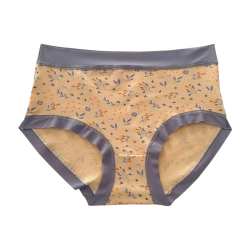 高腰內褲女士純棉全棉抗菌襠無痕透氣收腹2024新款少女生大碼短褲