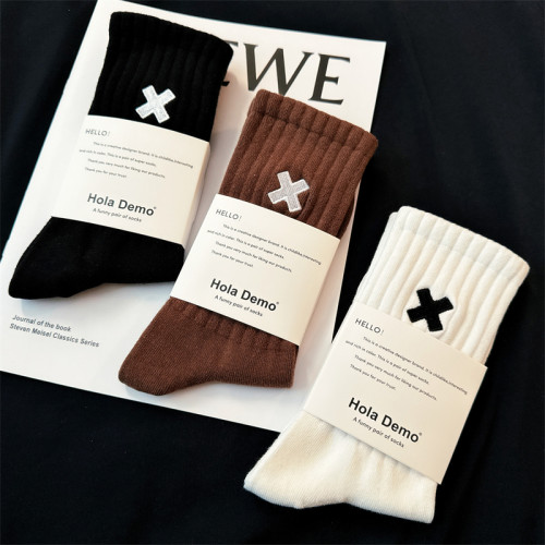 吉良先生 襪子男士中筒襪純棉舒適高幫男襪ins潮式街頭滑板運動襪 吉良先生 襪子男士中筒襪純棉舒適高幫男襪ins潮式街頭滑板運動襪