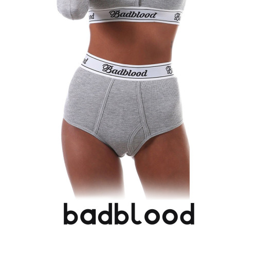 BADBLOOD外穿可露邊字母邊羅紋內褲三角短褲平角褲打底 BADBLOOD外穿可露邊字母邊羅紋內褲三角短褲平角褲打底