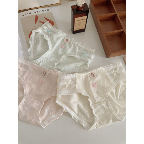 3條5A抗菌內褲女純棉中腰日系可愛甜美透氣純棉襠少女學生三角褲 3條5A抗菌內褲女純棉中腰日系可愛甜美透氣純棉襠少女學生三角褲