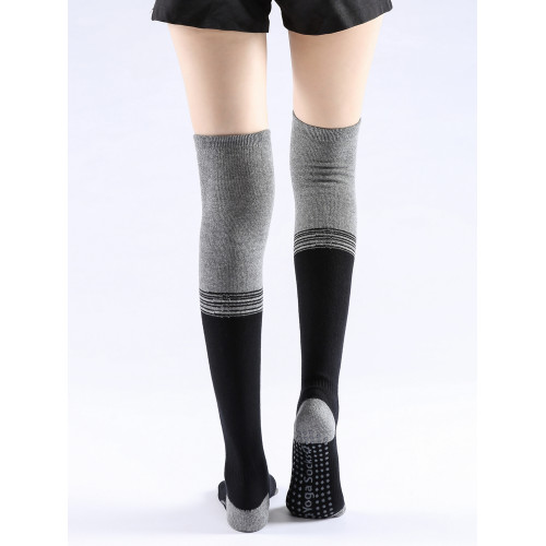 春季防滑瑜珈襪子長筒中筒過膝蓋初學者專業運動五指襪高筒瑜珈襪 春季防滑瑜珈襪子長筒中筒過膝蓋初學者專業運動五指襪高筒瑜珈襪