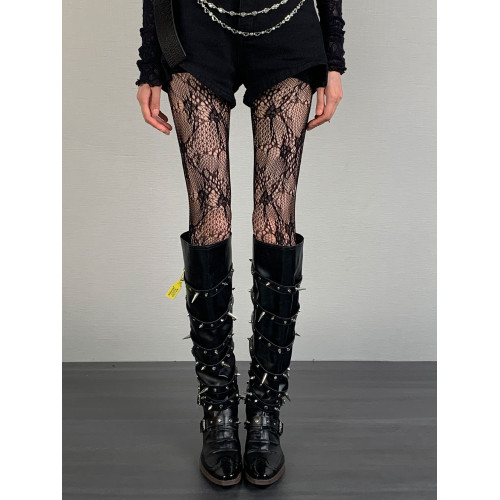 復古藤蔓哥特異域小衆y2k千禧龐克高街澁穀甜辣不規則萬聖節暗黑