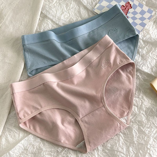 女士內褲女純棉2025新款女生少女秋冬季中腰抗菌全棉襠三角短褲頭 女士內褲女純棉2025新款女生少女秋冬季中腰抗菌全棉襠三角短褲頭