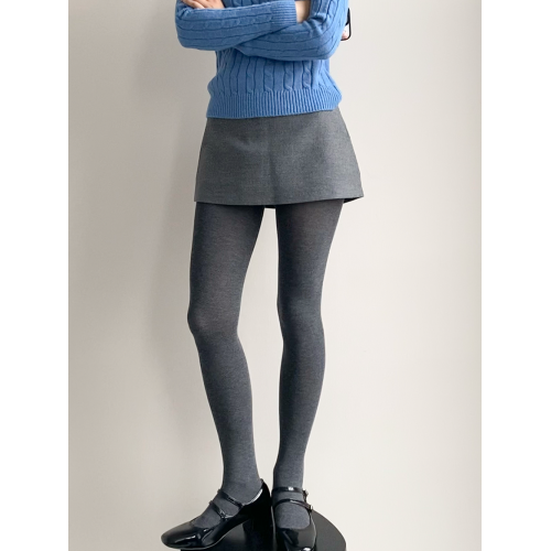 不勒腳連褲襪帶腳型灰色打底褲女秋冬不掉襠舒適秋冬2025新款 不勒腳連褲襪帶腳型灰色打底褲女秋冬不掉襠舒適秋冬2025新款