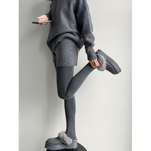 不勒腳連褲襪帶腳型灰色打底褲女秋冬不掉襠舒適秋冬2025新款 不勒腳連褲襪帶腳型灰色打底褲女秋冬不掉襠舒適秋冬2025新款