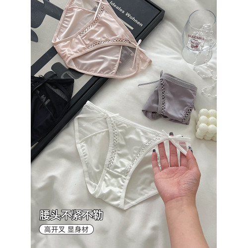 六衹兔子性感純欲內褲女純棉底襠透氣輕薄軟蝴蝶結女士三角褲 六衹兔子性感純欲內褲女純棉底襠透氣輕薄軟蝴蝶結女士三角褲