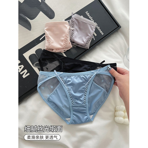 六衹兔子性感純欲內褲女純棉底襠透氣輕薄軟蝴蝶結女士三角褲 六衹兔子性感純欲內褲女純棉底襠透氣輕薄軟蝴蝶結女士三角褲